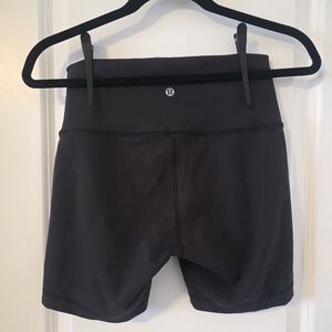 lululemon athletica Classic Black Bike Shorts